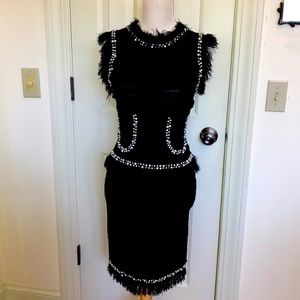 Marie Mullin Collection Black Dress w/ Pearls